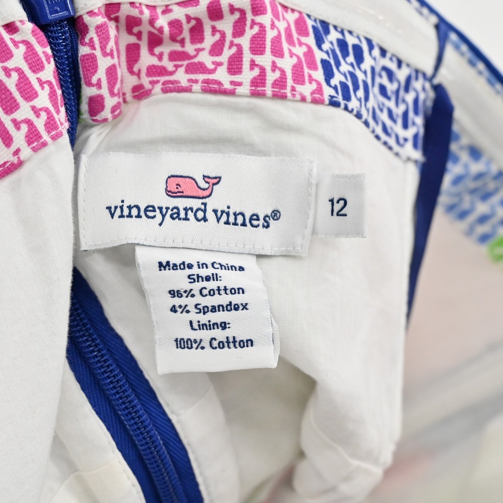 Vineyard Vines Strapless Patchwork Dress Size 12 … - image 8